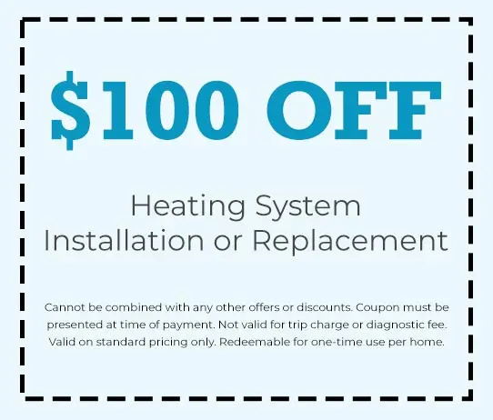 Discount on Heating System Installation or Replacement