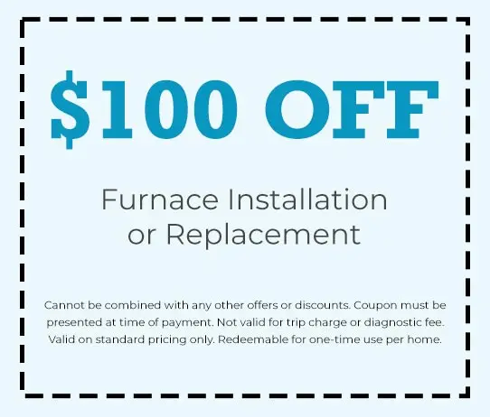 Discount on Furnace Installation or Replacement