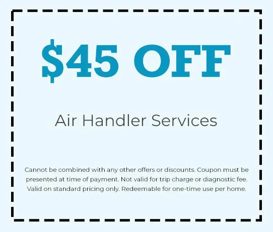 Discount on Air Handler Services