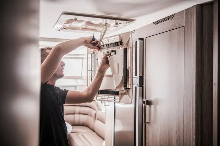 RV AC repair, extreme heat RV tips