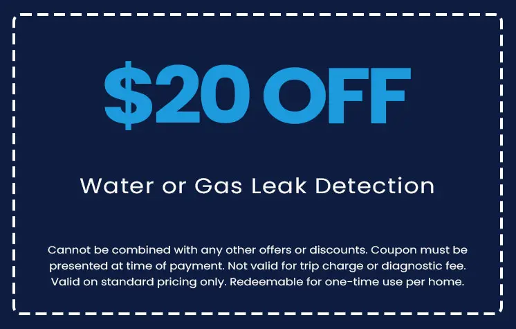 Discounts on Water or Gas Leak Detection