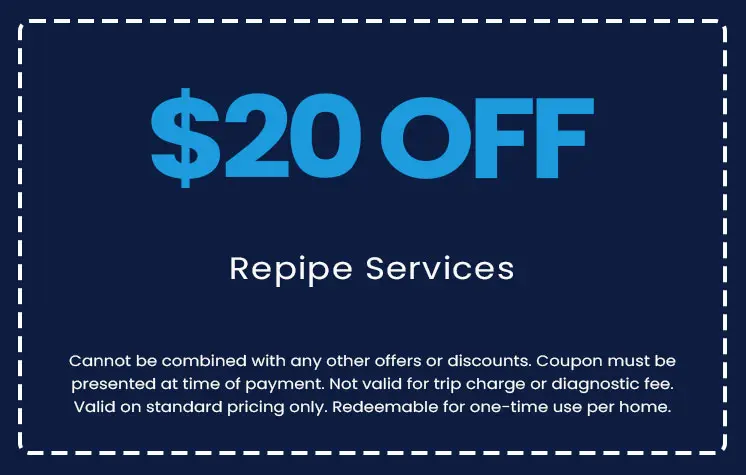 Discounts on Repipe Services
