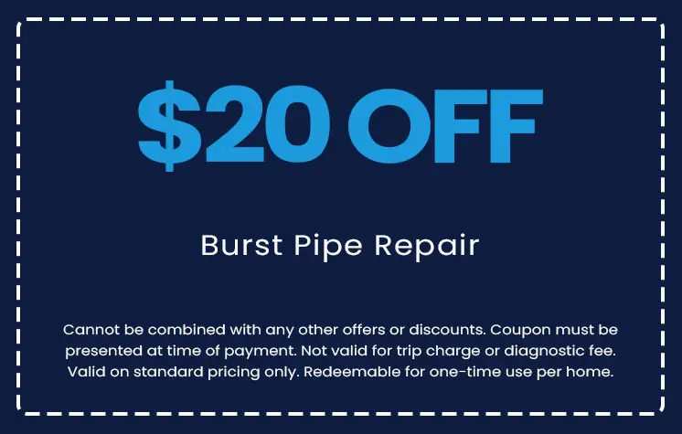 Discounts on Burst Pipe Repair