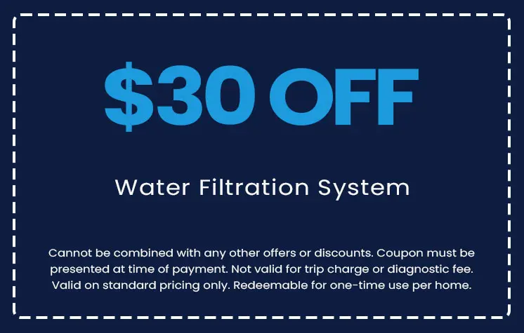Discounts on Water Filtration System