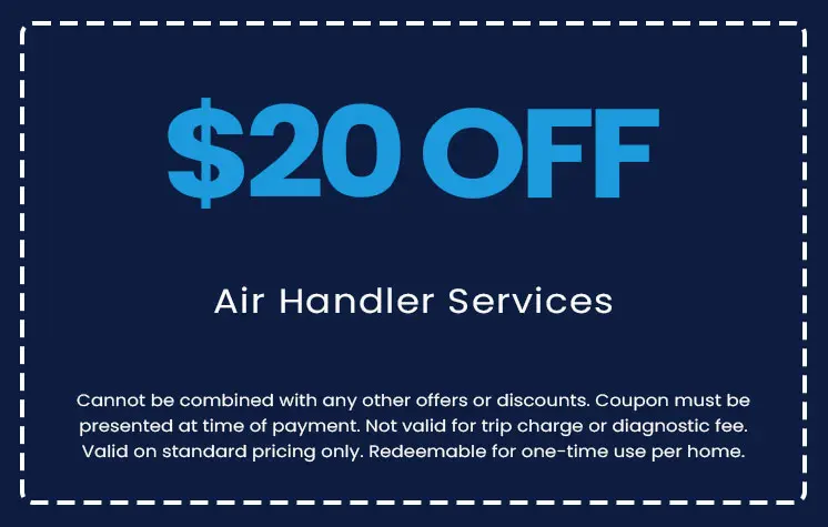 Discounts on Air Handler Services