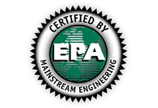 Certified by EPA Mainstream Engineering Badge