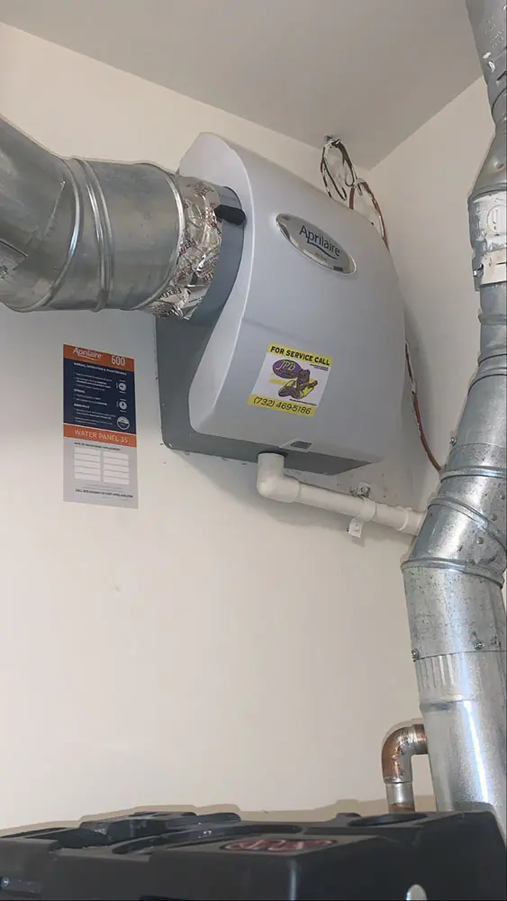 installed whole home humidifier for maintenance