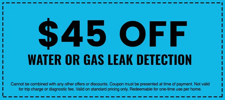 Discounts on Water or Gas Leak Detection