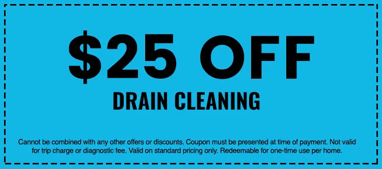 Discounts on Drain Cleaning