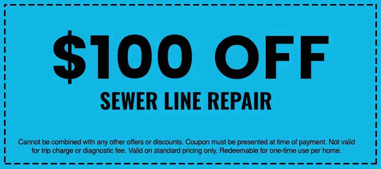Discounts on Sewer Line Repair