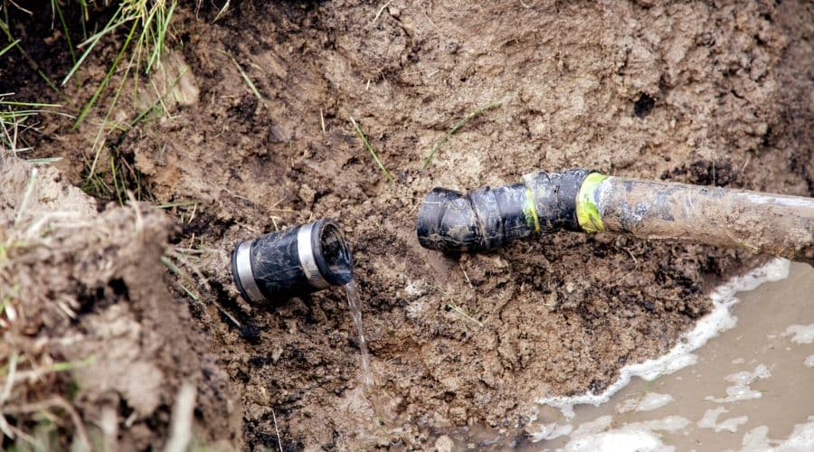 sewer line