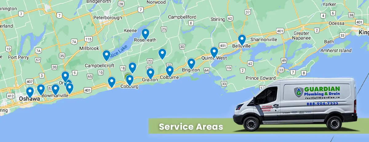 Guardian Plumbing and Drain Full Service Area