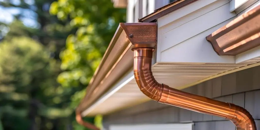 Copper Gutters