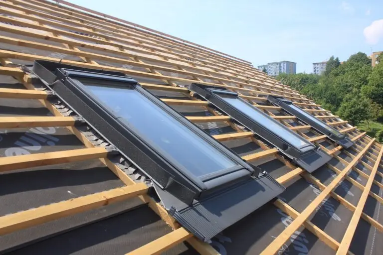 New roof coverings but without the skylights - roof windows