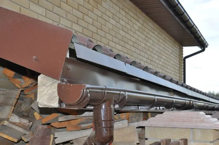 half round rainwater gutter
