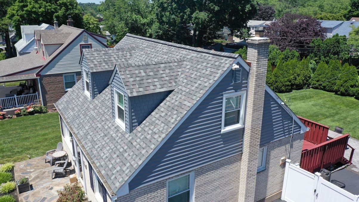 Asphalt shingle roof installation by O'Donnell Roofing