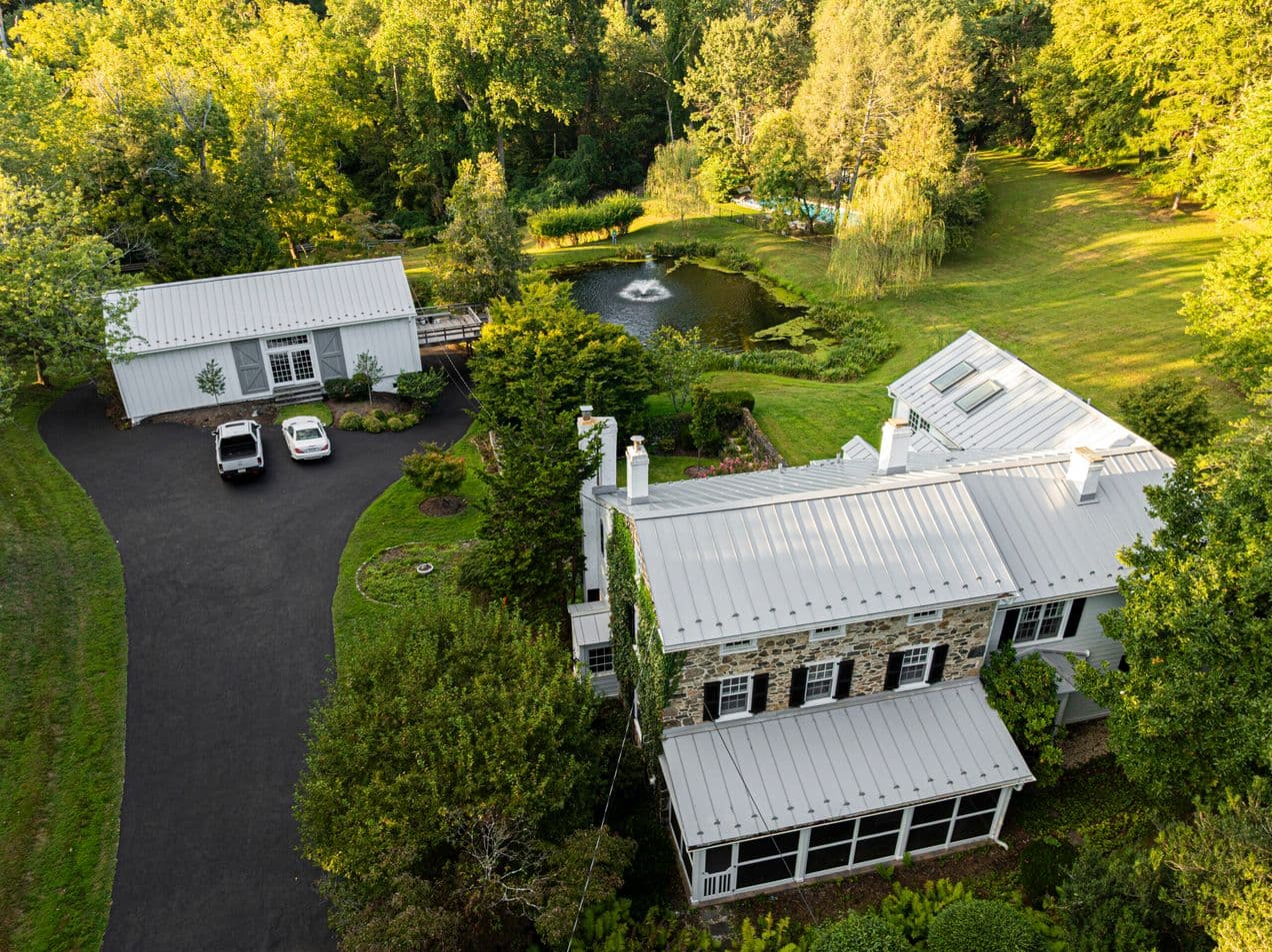 Metal Roof and James Hardie Siding Installation in Newtown Square, PA