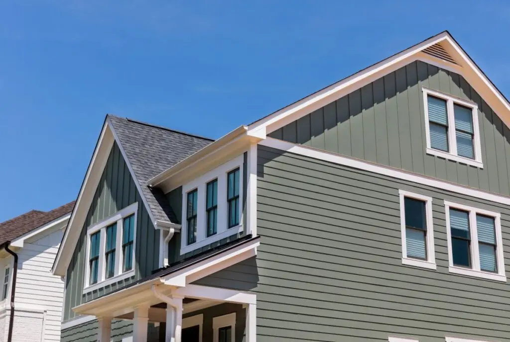 green house with new siding