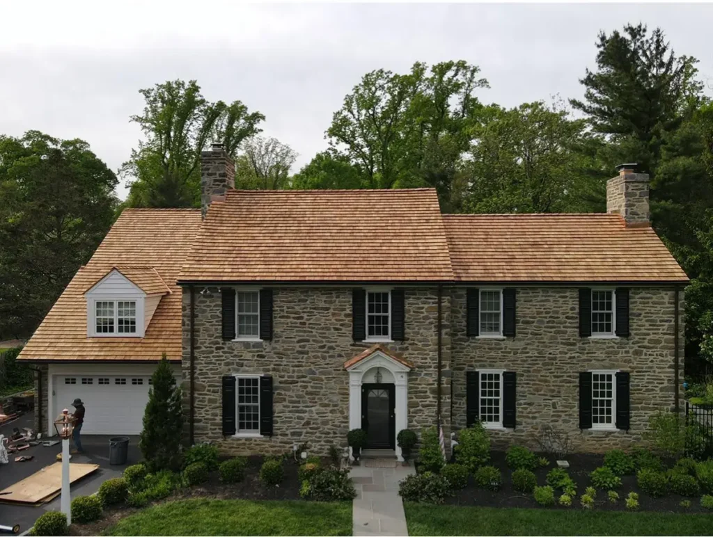 roofing material wooden cedar shake installation by odonnell roofing