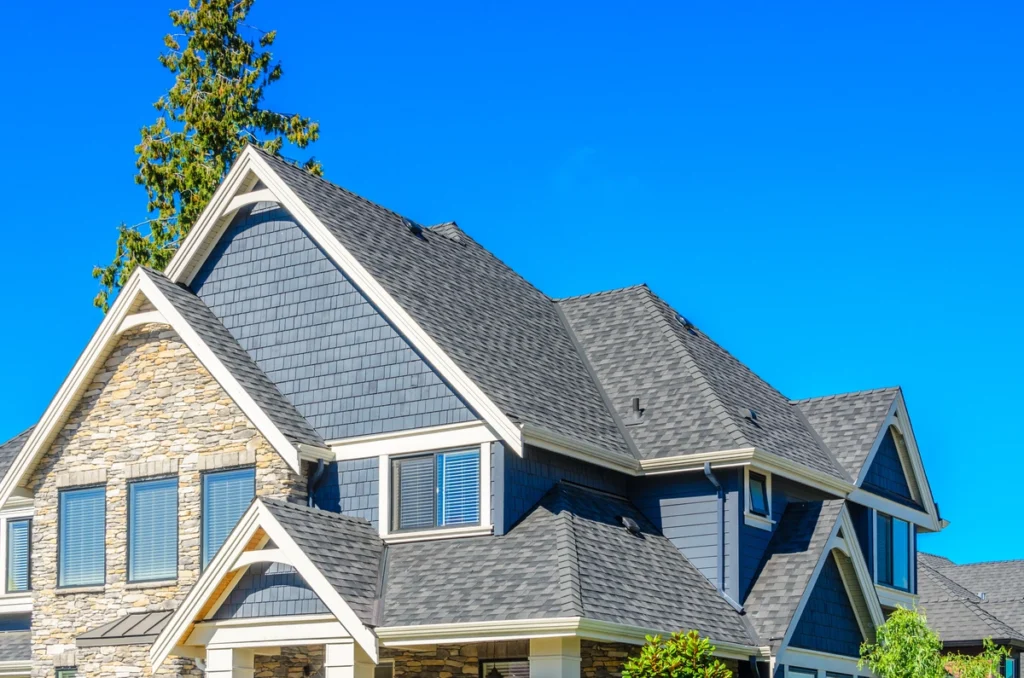 big shingle roof