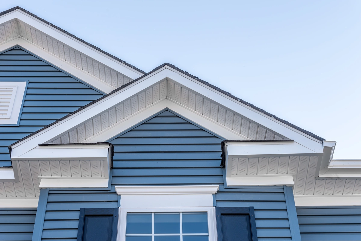 blue siding