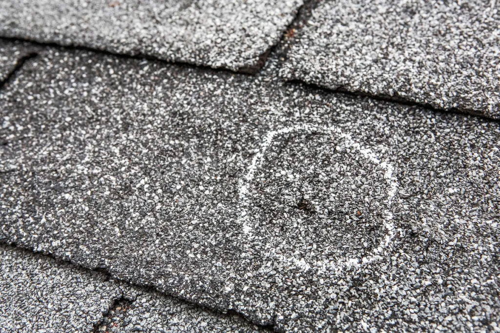 hail damage on roof