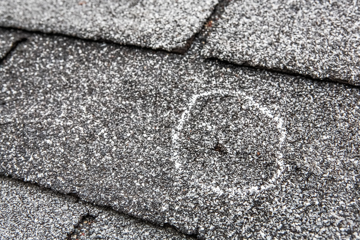 hail damage on roof