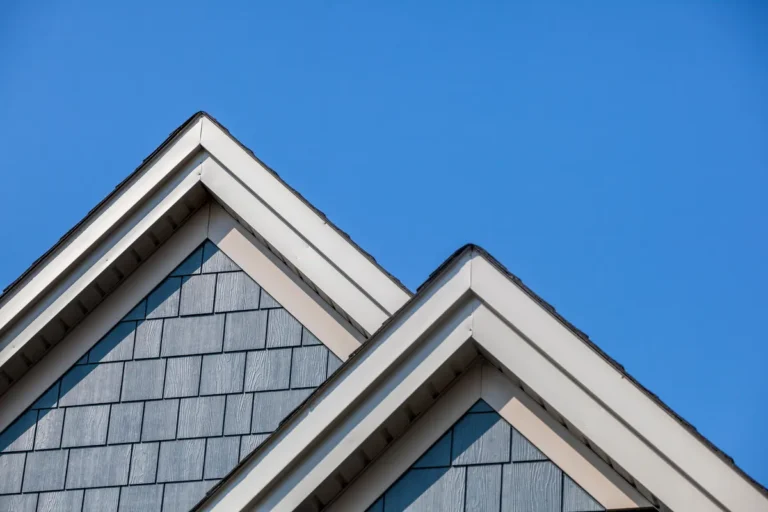fascia on roof peaks
