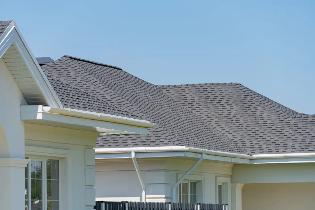 an asphalt shingle roof