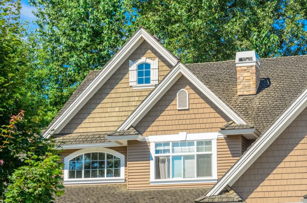 roofing and trees