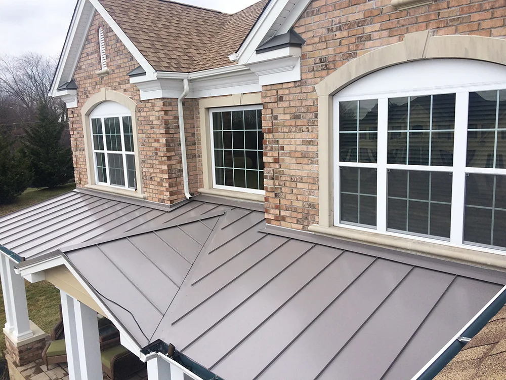 Brick house siding