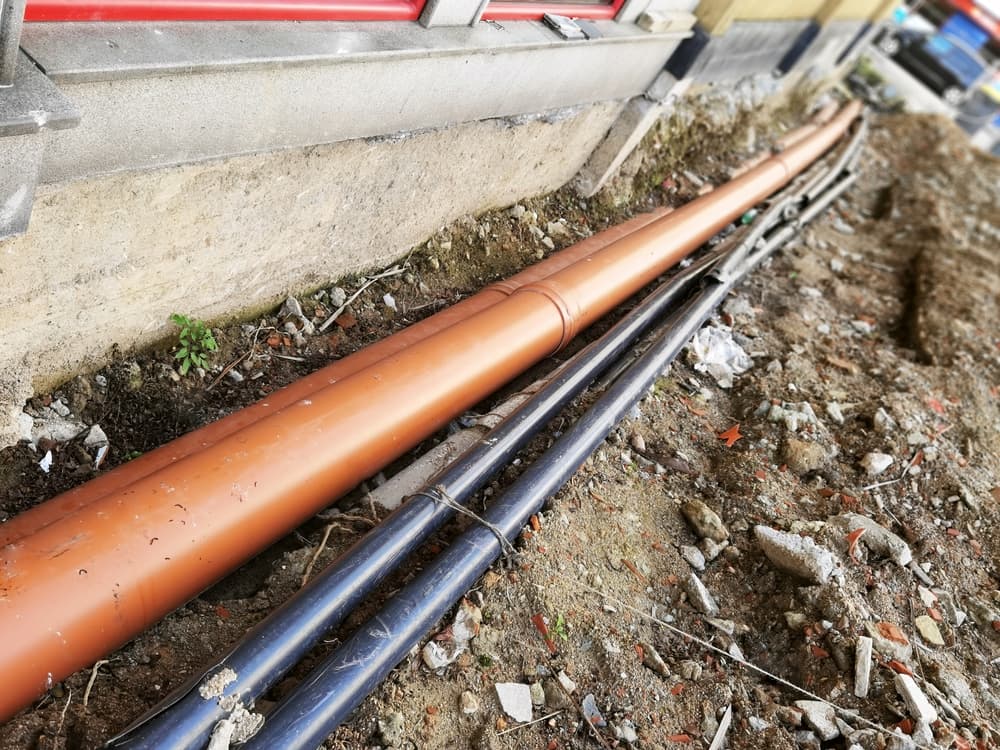 sewer pipe lines