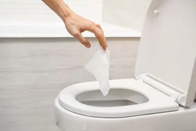 flushable wipes
