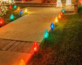 C Christmas Bulbs