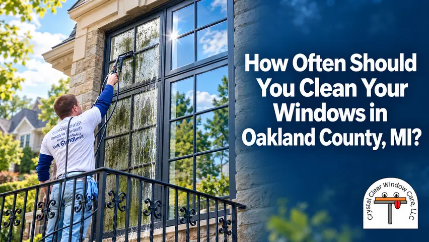 Oakland County Window Cleaning How often to clean windows