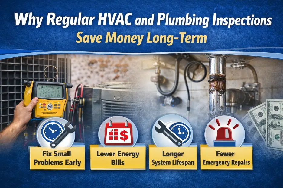 Why Regular HVAC and Plumbing Inspections Save Money Long-Term