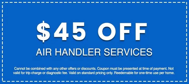 Discounts on Air Handler Services