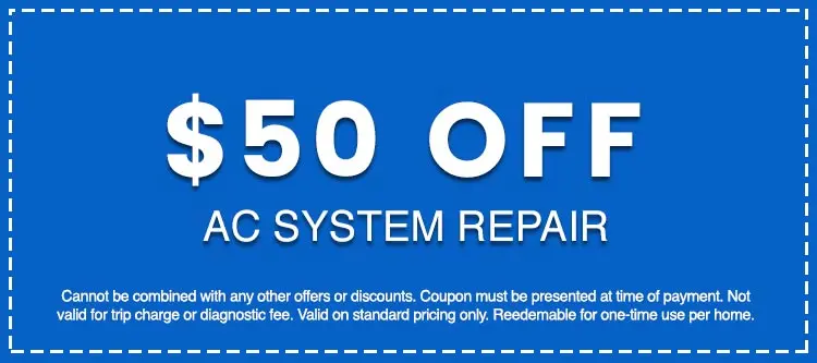 Discounts on AC System Repair