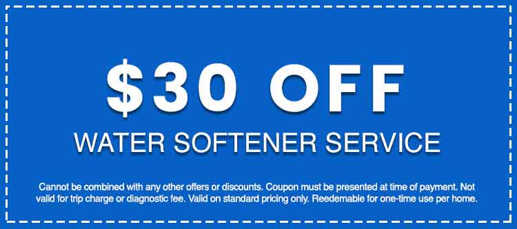 Discounts on Water Softener Service