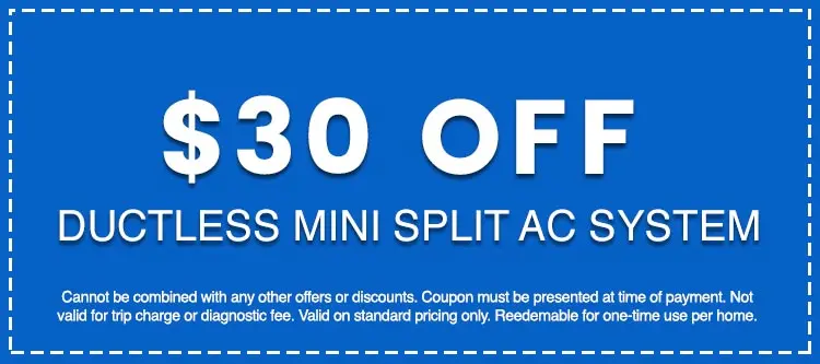 Discounts on Ductless Mini Split AC System