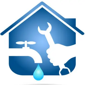Plumbing service logo featuring a faucet, wrench, and water droplet, representing Allore's Plumbing Services LLC expertise in plumbing solutions.