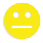 Yellow neutral face emoji representing customer feedback and testimonials for Superior Plumbing, Heating & Air-Conditioning, Inc.