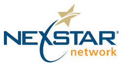 Nexstar network logo, featuring a gold star and blue text, representing a professional affiliation relevant to Superior Plumbing, Heating & Air-Conditioning, Inc.
