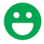 Green smiley face icon representing customer satisfaction and positive feedback for Superior Plumbing, Heating & Air-Conditioning, Inc.