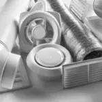 Sleek ventilation components including vents and filters, illustrating modern HVAC design by B & D Plumbing, Heating & A/C.