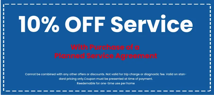 10% OFF Service Coupon