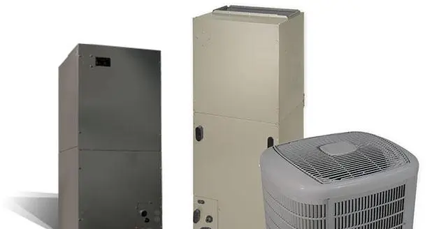 Air handlers and outdoor condenser unit showcasing Atlantic Heating & Air Conditioning's air handler services in Boston, MA.
