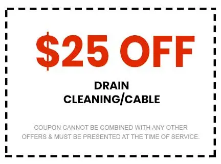 Discount on Drain Cleaning/Cable