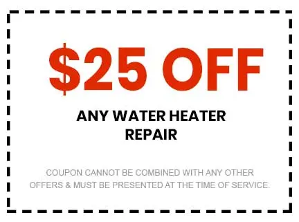 Discount on Any Water Heater Repair