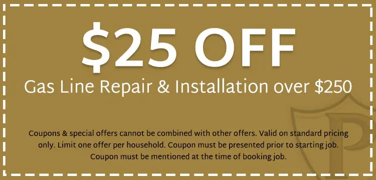 discount on gas line repair and installation in Villa Rica, GA